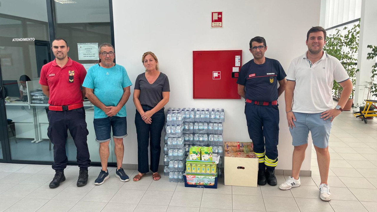 Donativo da Junta de Freguesia aos Bombeiros Mistos de Grândola